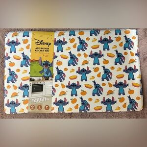 Disney stitch fall  pumpkin anti fatigue mat